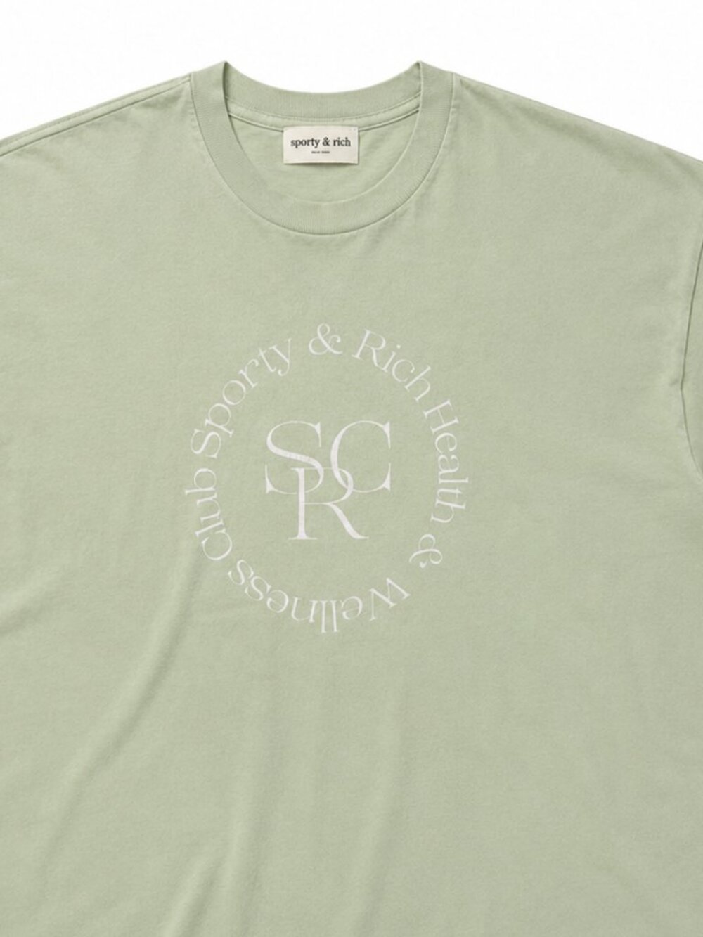 Sporty & Rich Mint Green Oversized Tshirt